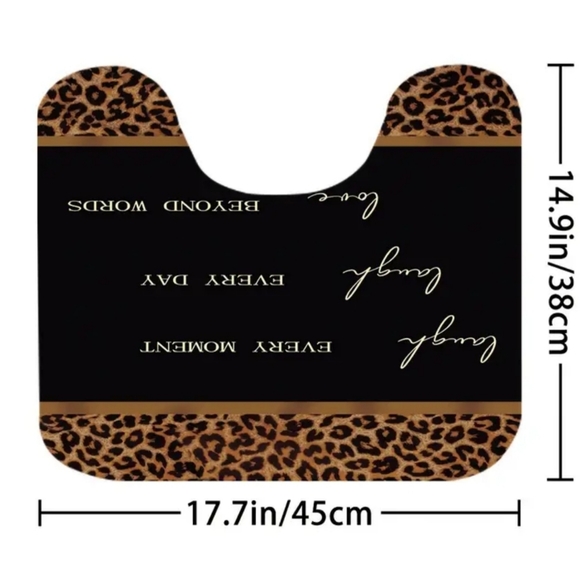 - 3-Piece LAUGH LAUGH LOVE Bath Set - Picture 4 of 6